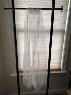 Veil with pearl embellishments